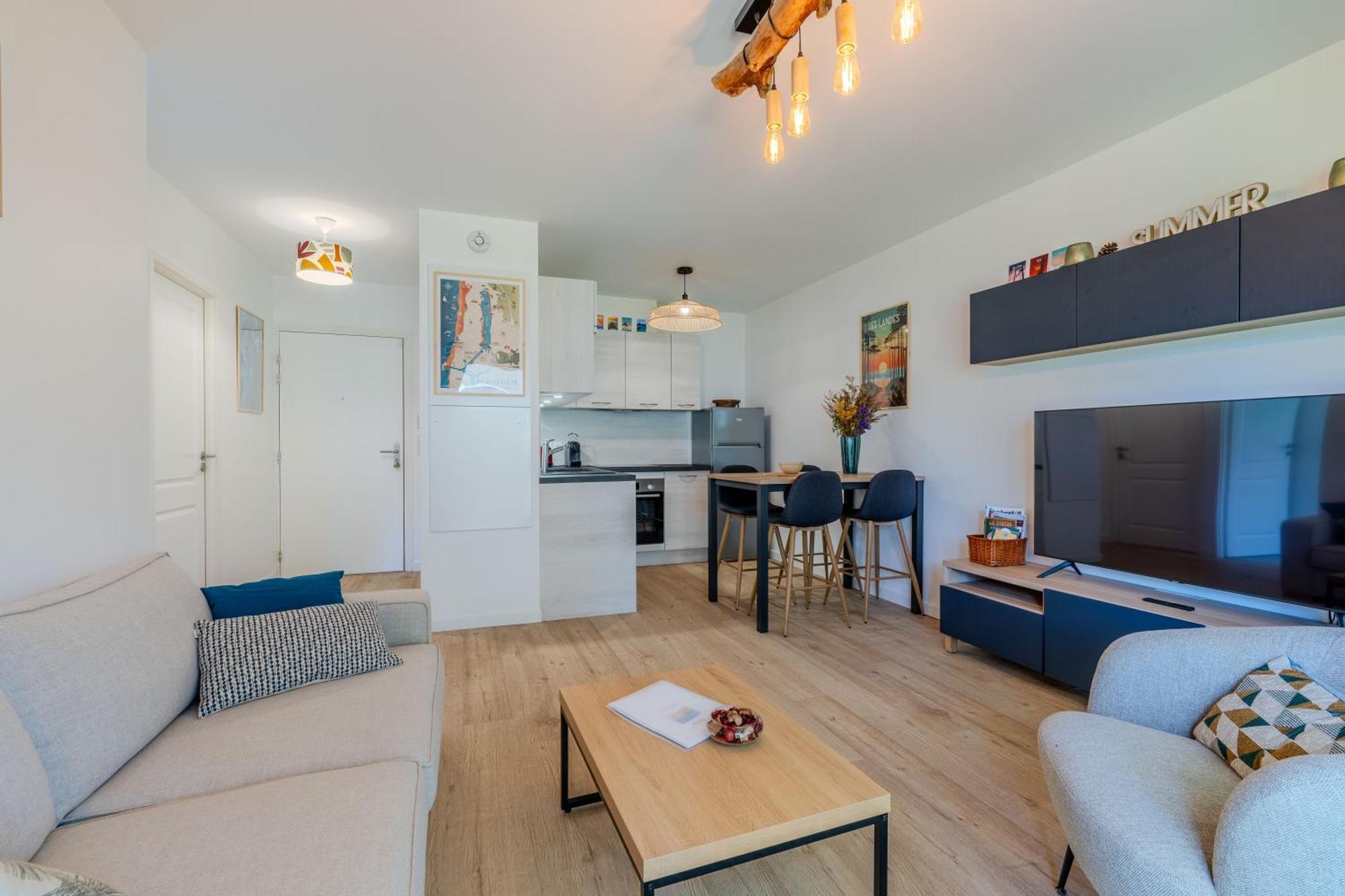 Atlantic Selection - Le Duna - Ambiance Zen Avec Terrasse & Parking *
